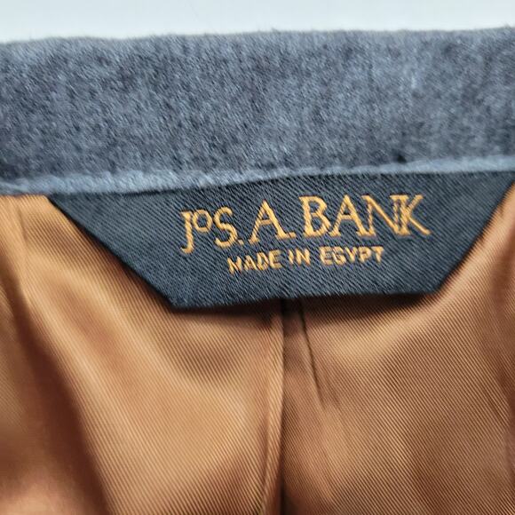 Joseph Jos A. Bank Suit Jacket Charcoal Gray Wool Cashmere 2 Button 43L Slim Fit - Picture 3 of 8